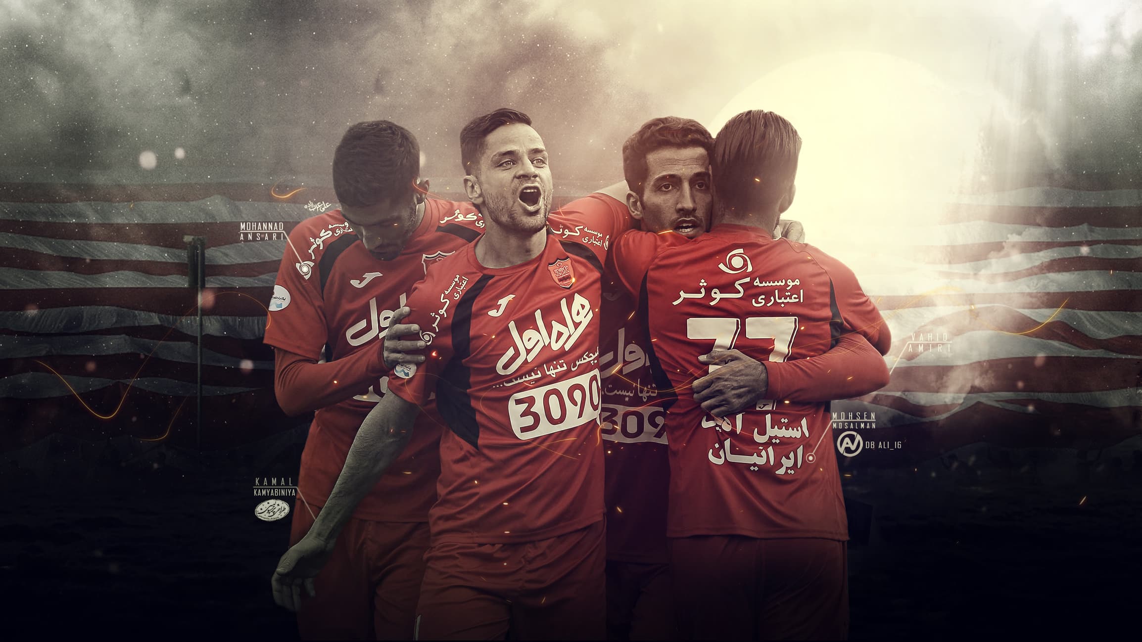 پوستر جدید و اختصاصی: تیم پرسپولیس