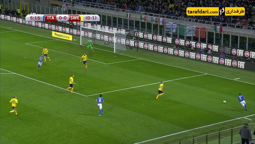 خلاصه بازی ایتالیا 0-0 سوئد