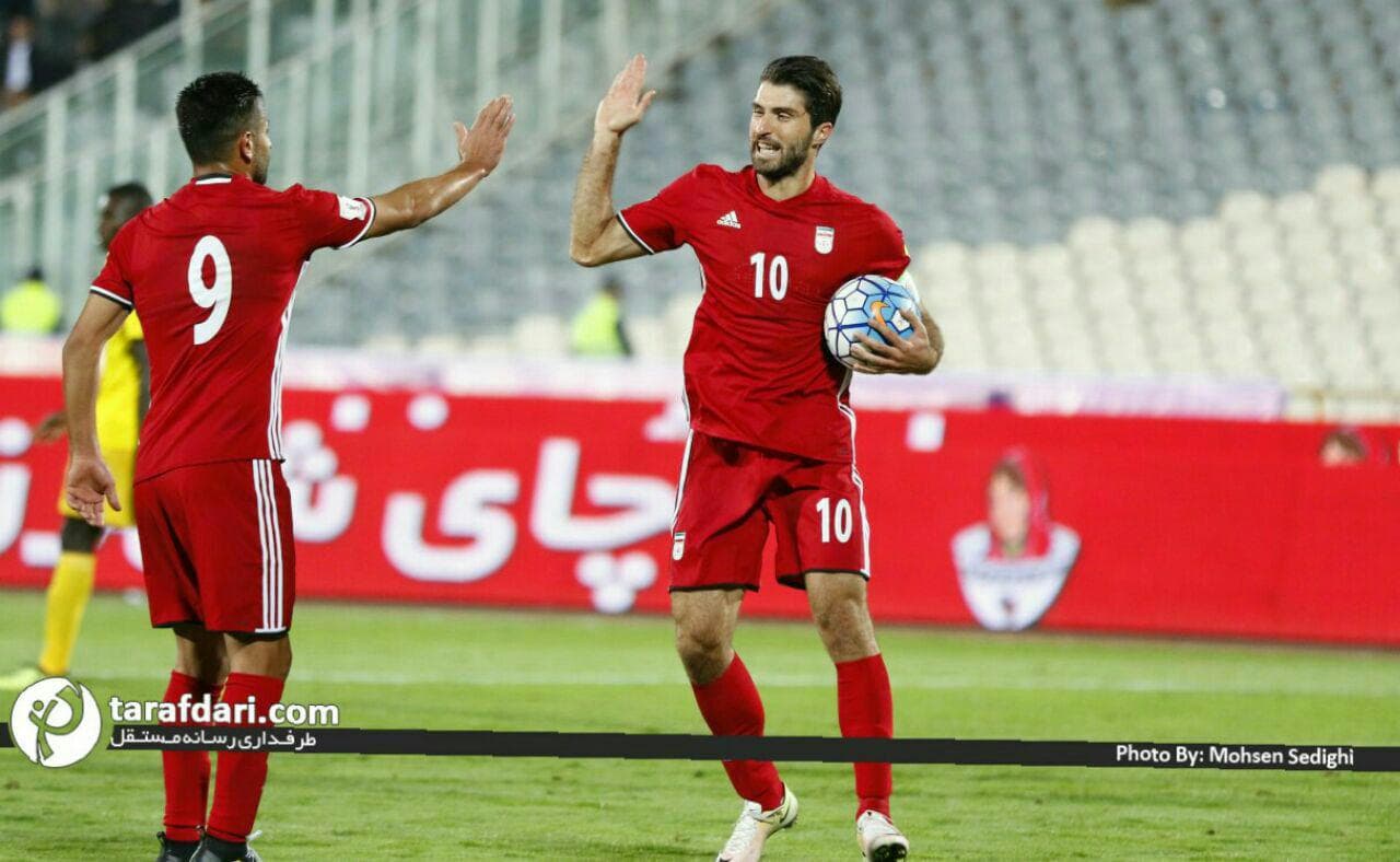 تمرین بازیکنان نیمکت نشین تیم ملی ایران پس از دیدار با توگو