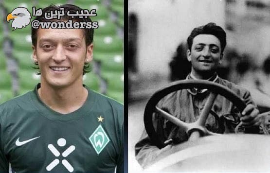 شباهت انزو فراری با مسوت اوزیل