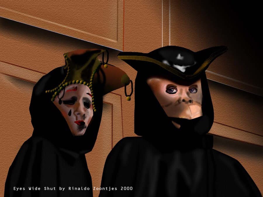 اگه فيلم Eyes Wide Shut رو ديديد بيايد .