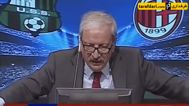 دانلود؛ واکنش جالب گزارشگر میلان بعد از گل کارلوس باکا به ساسولو