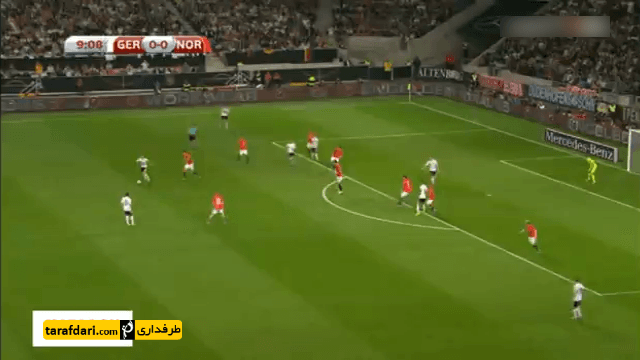گل مسوت اوزیل به نروژ (آلمان 1-0 نروژ)