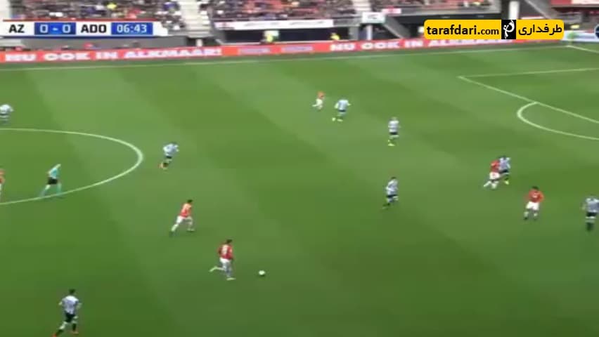دانلود؛ گل اول آلکمار به دن هاگ با پاس گل علیرضا جهانبخش 