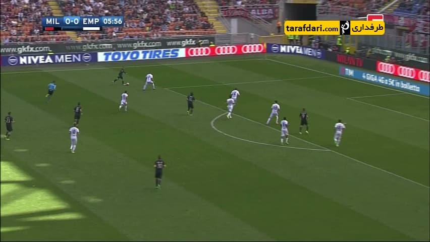 خلاصه بازی میلان 1-2 امپولی
