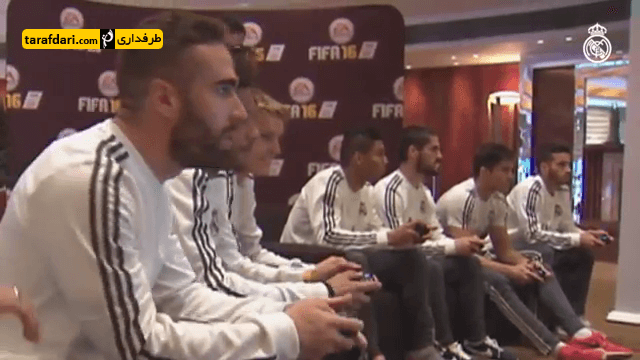ویدیو؛ مسابقه FIFA 16 بین رئالی ها