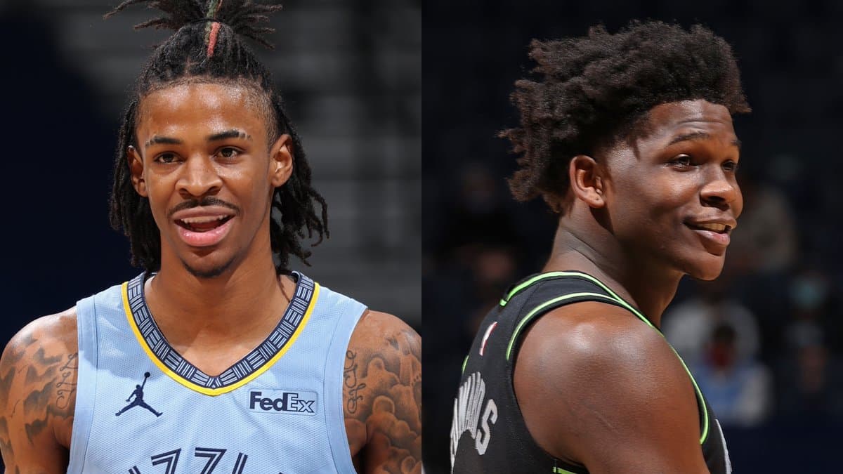  ❓⛹️‍♂️? نظرسنجی بسکتبالی : Anthony Edwards یا Ja Morant
