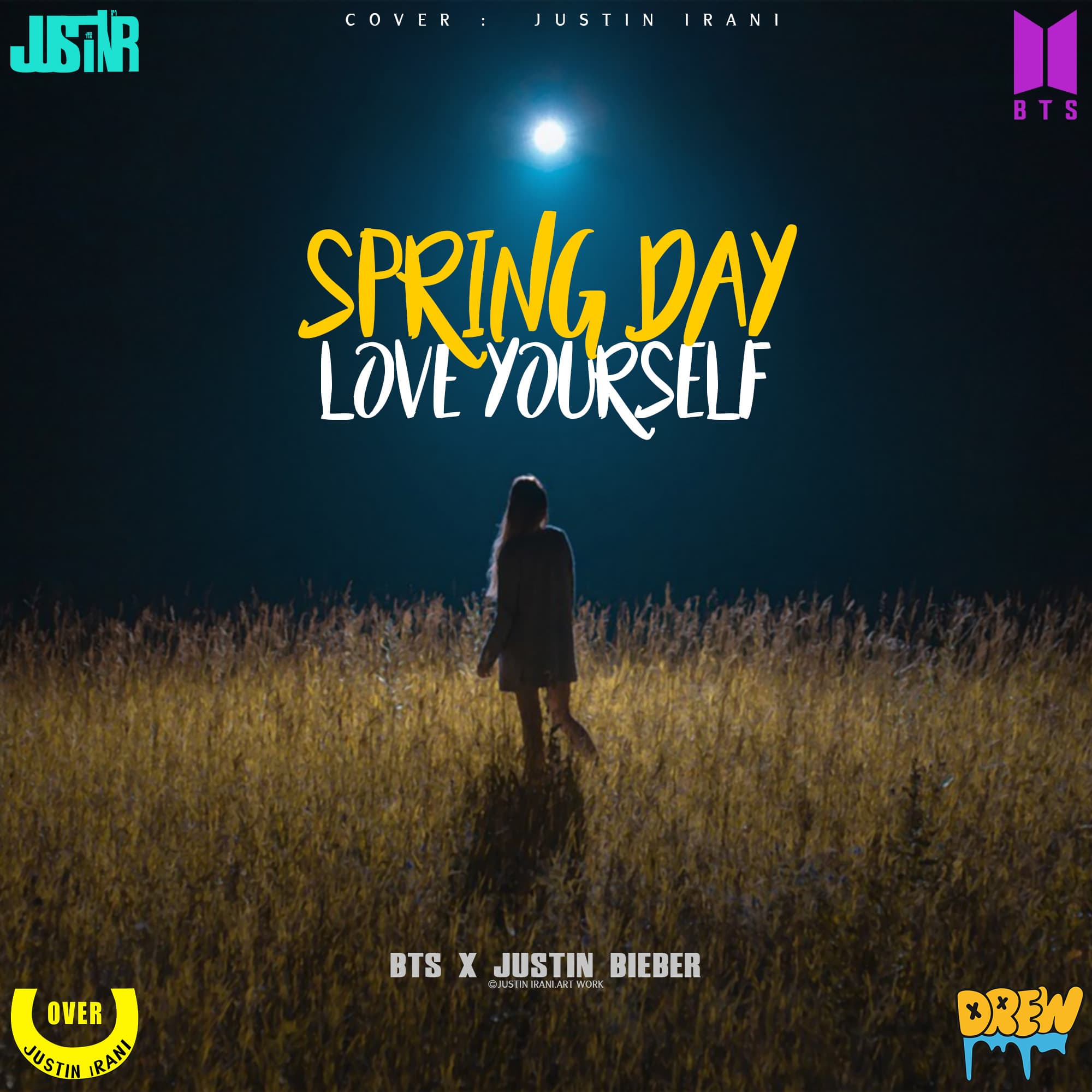 میکس آهنگ Spring day و Love yourself از بی تی اس و جاستین بیبر