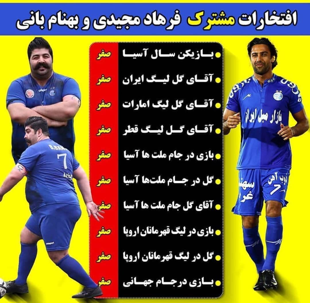افتخارات مشترک با شاه فرهاد
