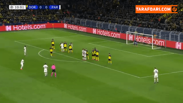 برتری 2-1 دورتموند مقابل پاری سن ژرمن با بریس ارلینگ هالند (2020/2/19) / فیلم