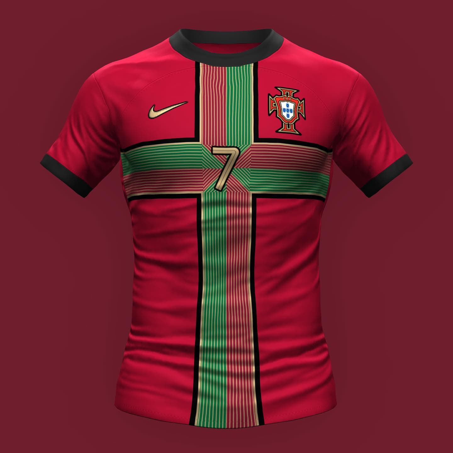 پیراهن مفهومی تیم ملی پرتغال WC 2022