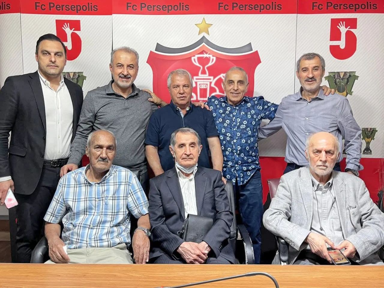 نشست پیشکسوتان پرسپولیس با رضا درویش