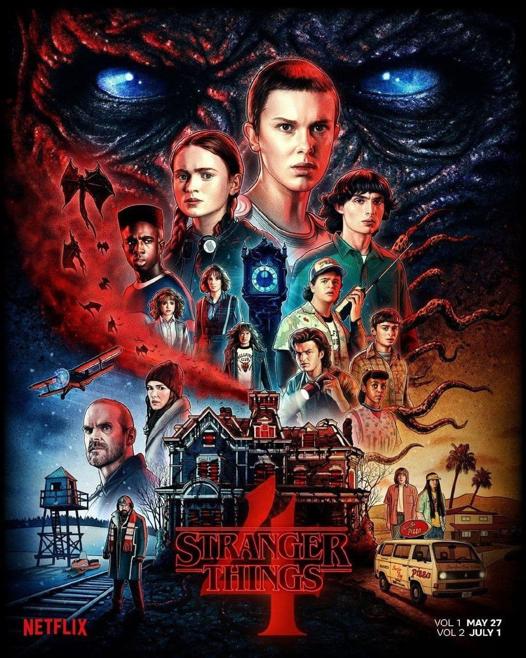 نقد و بررسی پارت اول از فصل چهارم سریالstranger things