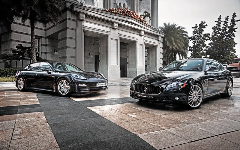 ??Porsche panamera vs maserati quattroporte??