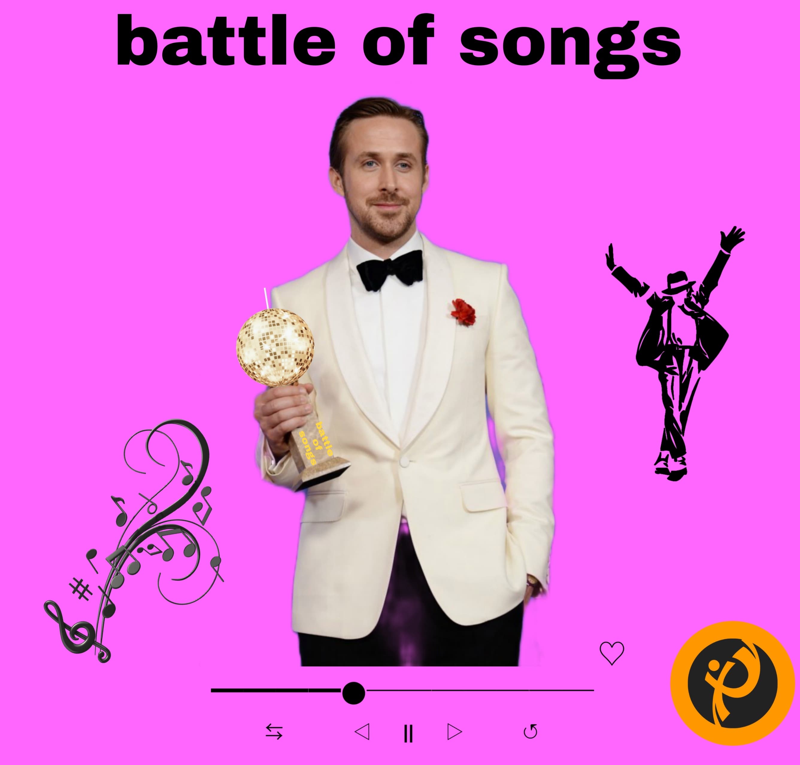 ⚡کاربر ryan Gosling  (یونس) به عنوان قهرمانی مسابقات battle of songs رسید ? 