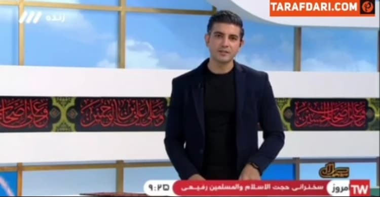 شوخی سعید اکبری مجری شبکه سه با سجاد غریبی / فیلم