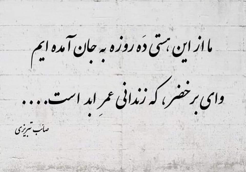 صائب تبریزی 