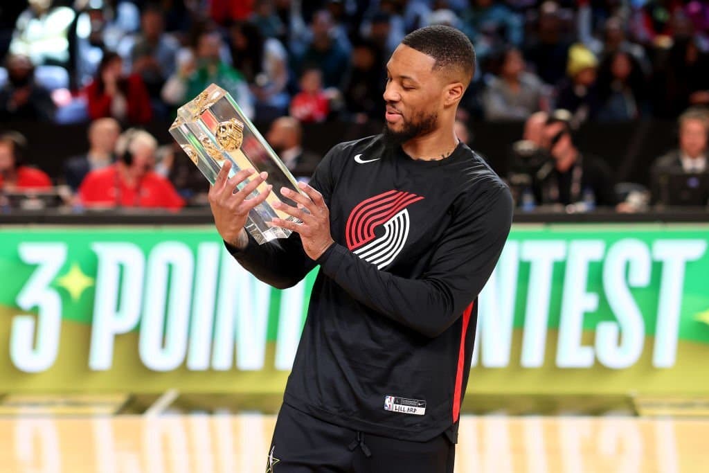 آل استار NBA | دیمین لیلارد برنده مسابقه سه امتیازی