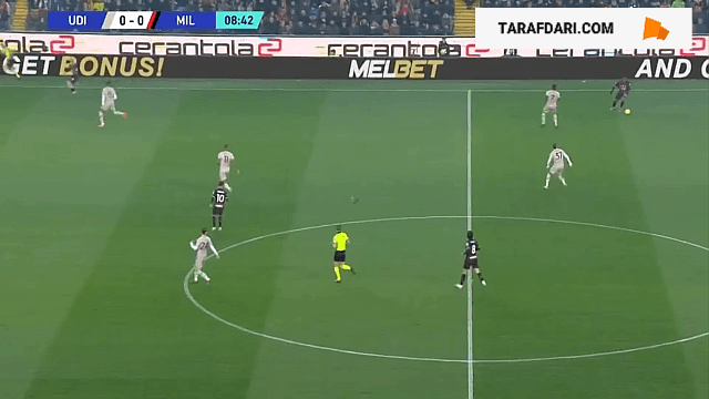 گل روبرتو پریرا به میلان (اودینزه 1-0 میلان)