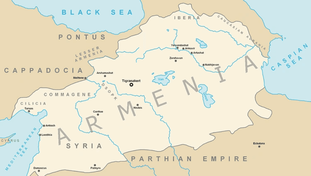 ارمنستان بزرگ در قرن اول پیش از میلاد / نشریه World History