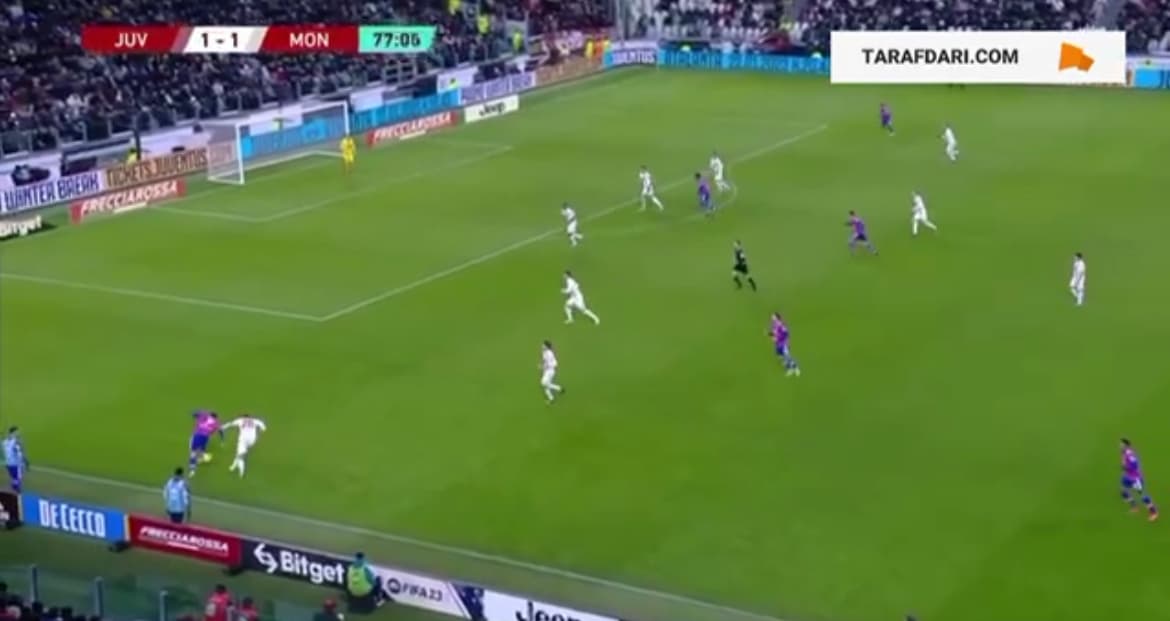 گل زیبای کیه زا به مونتزا ( یوونتوس 2-1 مونتزا ) 
