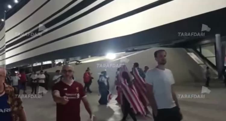 هوادار انگلیس: سه بر صفر آمریکا را می بریم؛ ایران امروز سزاوار پیروزی بود / فیلم