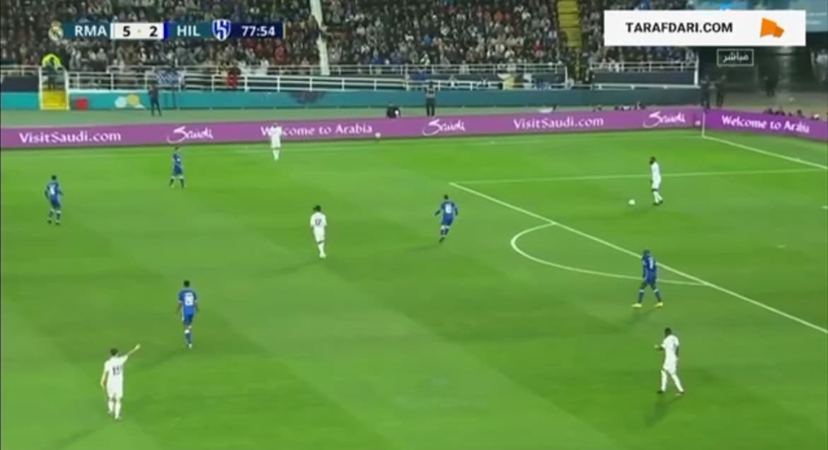 گل دوم ویتو به رئال مادرید ( رئال مادرید 5-3 الهلال )
