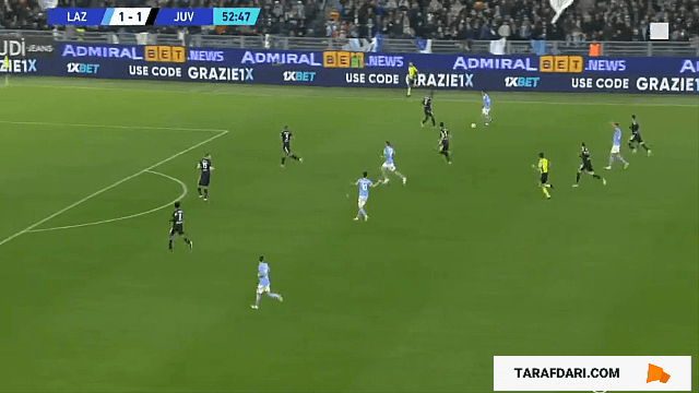 گل زاکانی به یوونتوس روی پاس زیبای آلبرتو (لاتزیو 2-1 یوونتوس)