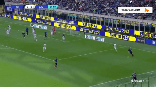 خلاصه بازی اینتر 3-1 لاتزیو (سری آ ایتالیا - 2022/23)