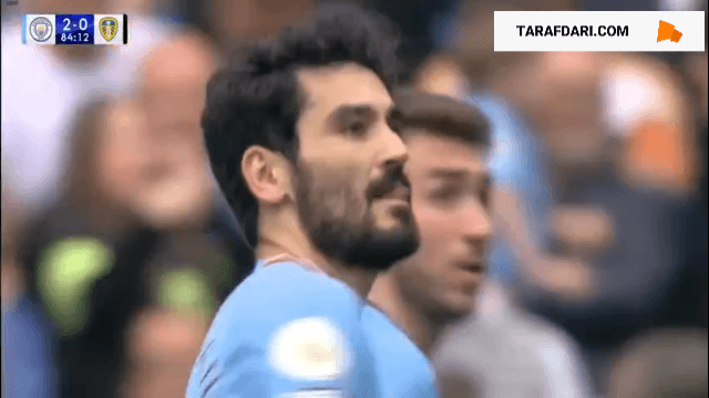 گل رودریگو مورنو به منچسترسیتی (منچسترسیتی 2-1 لیدزیونایتد)