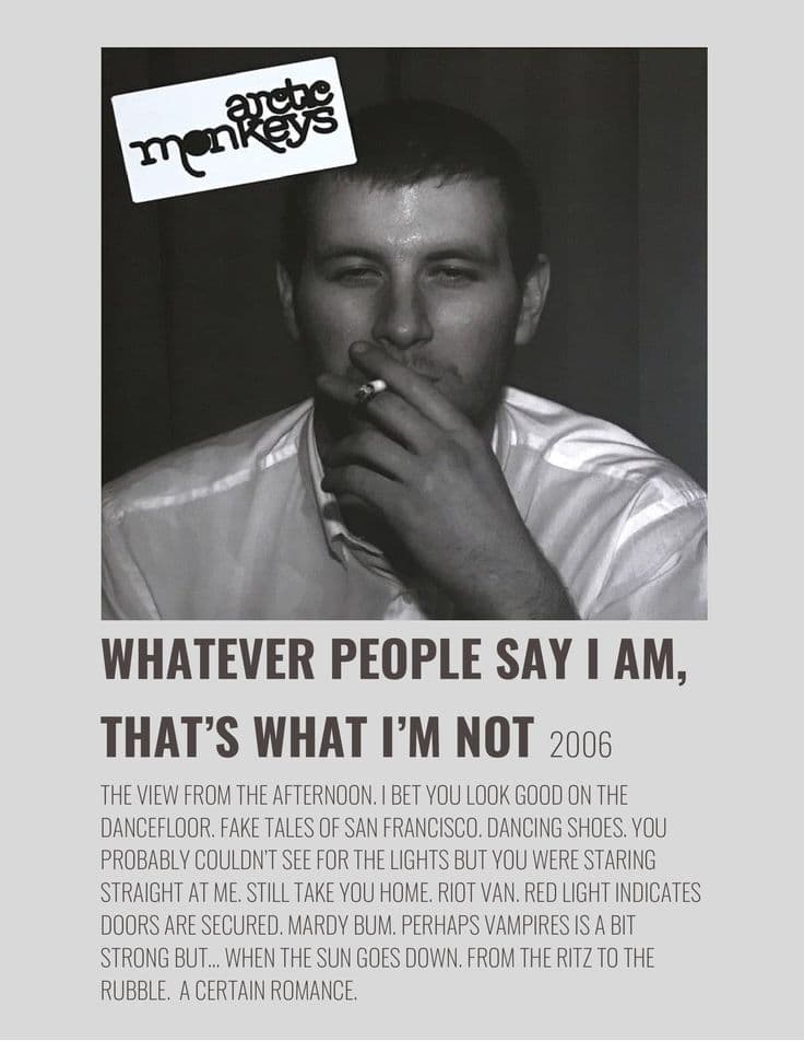 دانلود آلبوم Whatever People Say I Am, That's What I'm Not از Arctic Monkeys