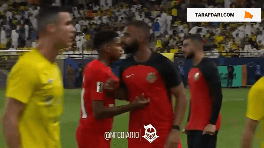 اعتراض شدید کریستیانو رونالدو رو به داور جدال النصر و شباب الاهلی؛ بیدار شو، بیدار شو! / فیلم