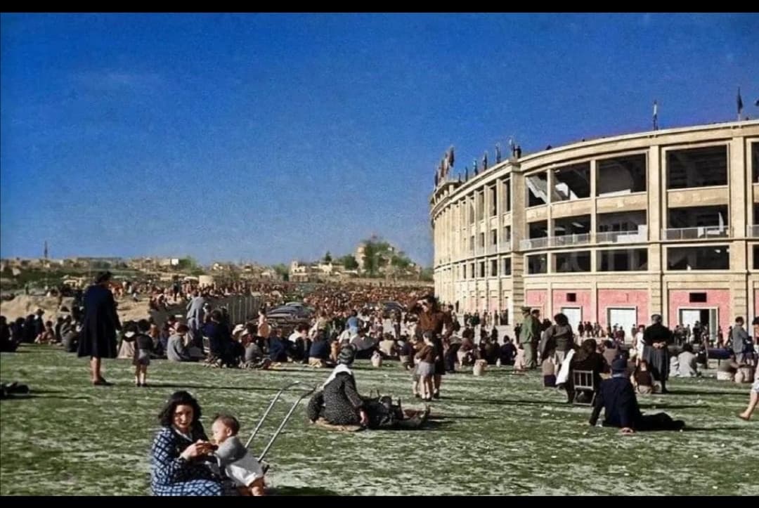 تصویری از محوطه برنابئو در 1950 میلادی