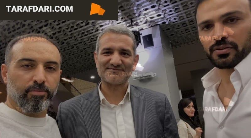 همبازی علی انصاریان در فیلم قطع فوری مقابل دوربین طرفداری