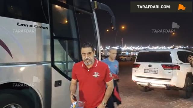 ورود کاروان پرسپولیس به ورزشگاه الدحیل / فیلم