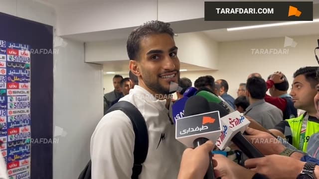 شهاب زاهدی: این برد نتیجه تلاش تیم بود نه فقط من؛ در پرسپولیس فشار روی بازیکن زیاد است / فیلم