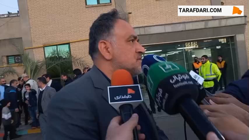 احمد مددی: دلیل نتیجه نگرفتن در بازی های خانگی، نبود تماشاگر است / فیلم
