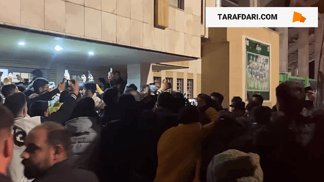 حمله کنعانی زادگان به یک هوادار بعد از سر دادن شدن شعار علیه او / فیلم