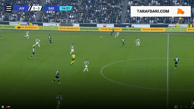 گل تماشایی ولاهوویچ به ساسولو (یوونتوس 1-0 ساسولو)