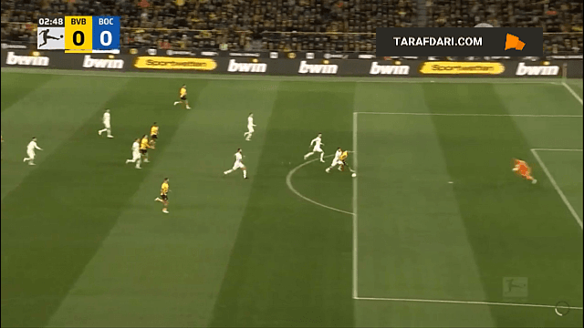 گل نیکلاس فولکروگ به بوخوم (دورتموند 1-0 بوخوم)