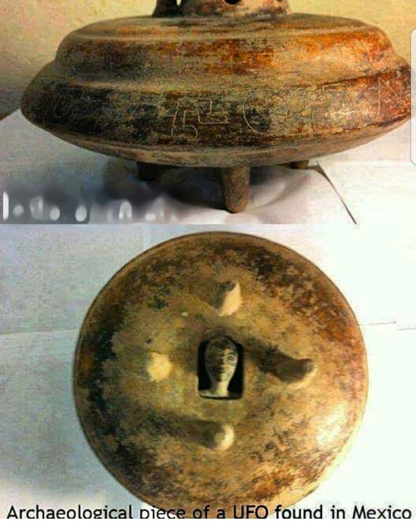 مجسمه سفینه فضایی ساخته شده  هزاران سال پیش در مکزیک
