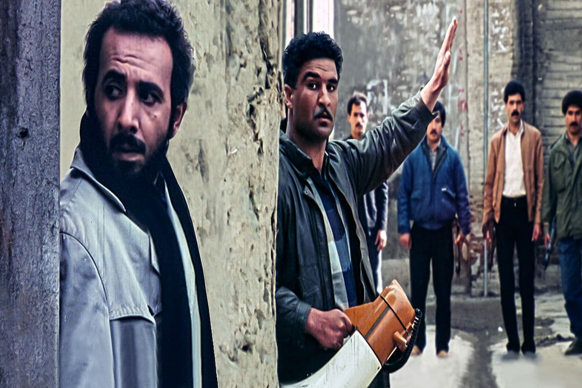 مجيد مجيدي و جعفر دهقان در فيلم تيرباران (۱۳۶۵)