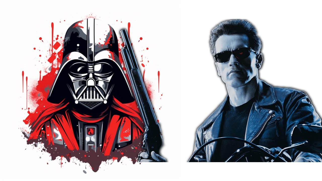 ?نظرسنجی محبوبترین کاراکتر سینمایی(غیر ایرانی)؛ مرحله اول، Terminator vs Darth Vader 