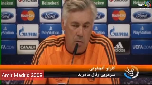 کارلو آنچلوتی در اولین فصل سرمربی‌گری در رئال مادرید