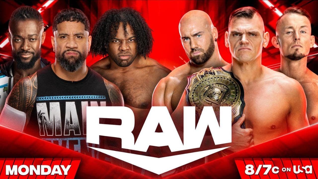 مسابقات ثبت شده برای شو راو / WWE RAW