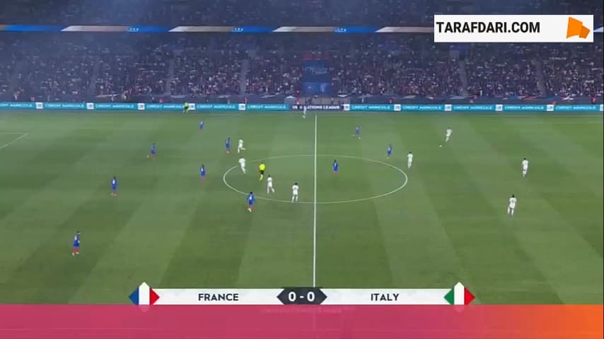 خلاصه بازی فرانسه 1-3 ایتالیا (لیگ ملت‌های اروپا - 2024)