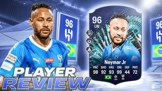 مقایسه ریتینگ نیمار از FIFA ۱۲ تا FC 24