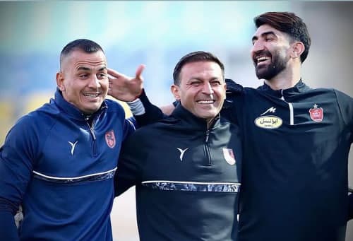قاب روز؛ علیرضا بیرانوند کنار حامد لک و رحمان احمدی