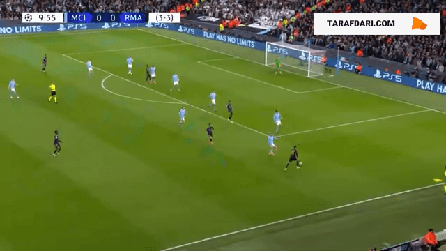 خلاصه بازی منچسترسیتی (3) 1-1 (4) رئال مادرید با گزارش عربی حفيظ دراجی (لیگ قهرمانان اروپا 2023/24)