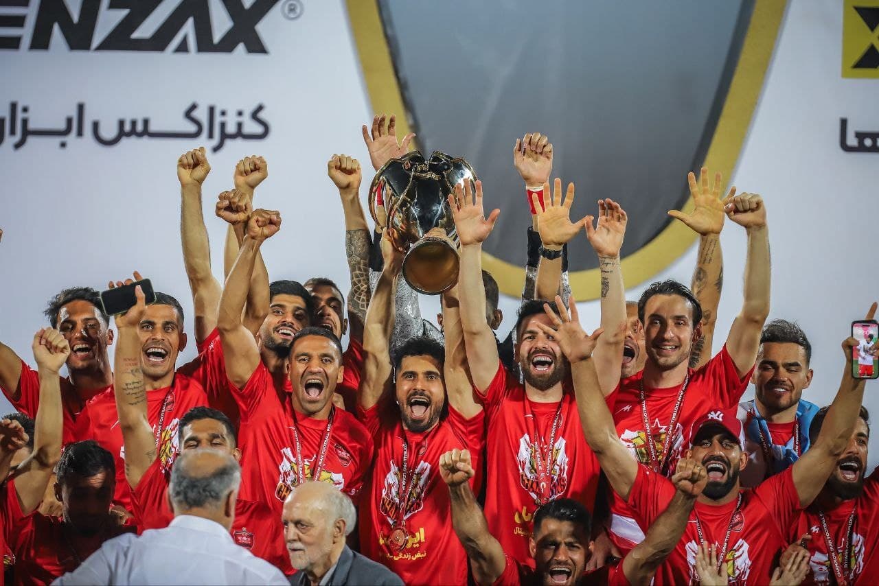 پرسپولیس 2 قهرمانی بیشتر از مجموع قهرمانی‌های استقلال و سپاهان دارد